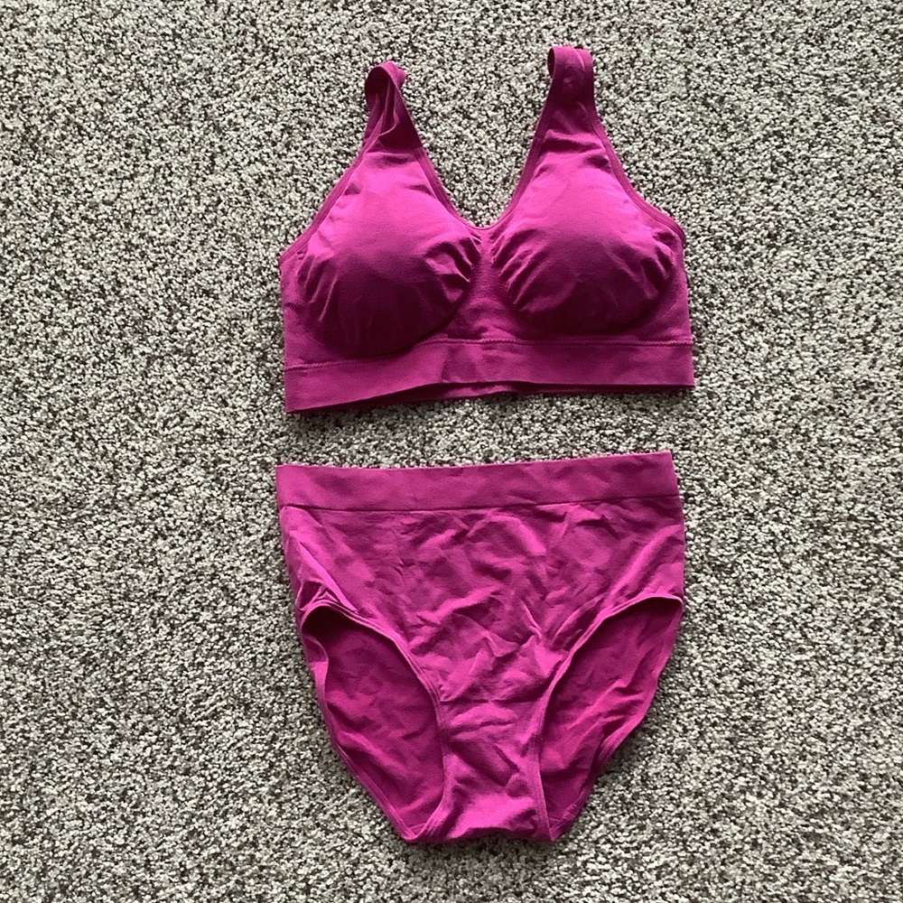 Wacoal Pink Bra and Panty Set